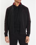 Sweat zippé col montant noir