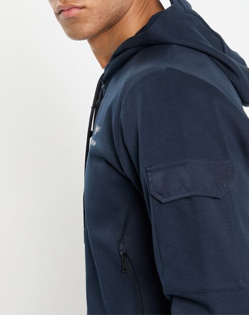 Sweat zippé Aston Martin Racing bleu marine