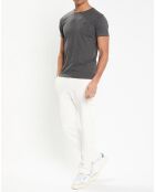 Jogging cargo Slim Fit écru