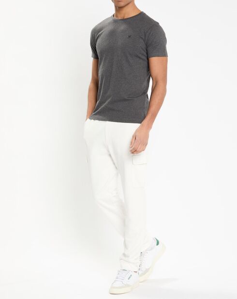 Jogging cargo Slim Fit écru