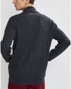 Gilet blouson en Laine mélangée Aston Martin Racing gris