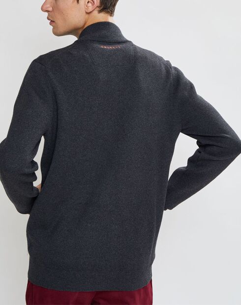 Gilet blouson en Laine mélangée Aston Martin Racing gris
