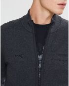Gilet blouson en Laine mélangée Aston Martin Racing gris