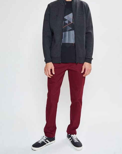 Gilet blouson en Laine mélangée Aston Martin Racing gris