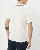 Polo en maille Coton & Soie beige