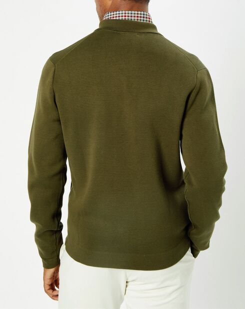Cardigan en Maille kaki