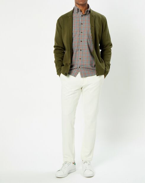 Cardigan en Maille kaki