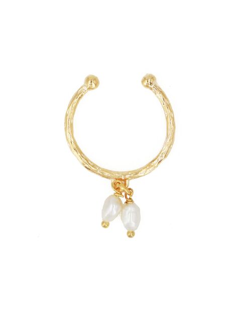 Bague Dona en Laiton doré & Perle