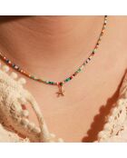 Collier Miyuki Summer Etoile De Mer en Laiton doré