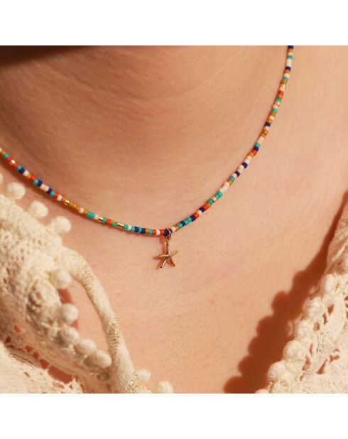 Collier Miyuki Summer Etoile De Mer en Laiton doré