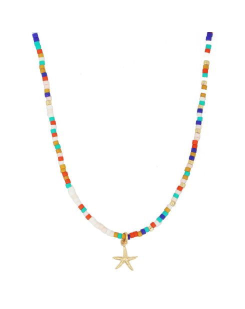 Collier Miyuki Summer Etoile De Mer en Laiton doré