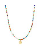 Collier Miyuki Summer Coquillage en Laiton doré
