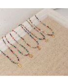 Collier Miyuki Summer Coquillage en Laiton doré