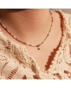 Collier Miyuki Summer Coquillage en Laiton doré