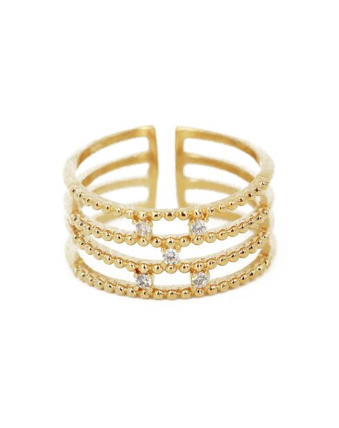 Bague Rania en Laiton doré
