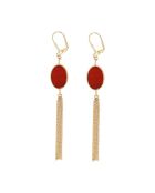 Boucles d'Oreilles Frida Pompom en Laiton doré