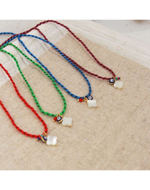 Collier Summer Grigri en Laiton doré
