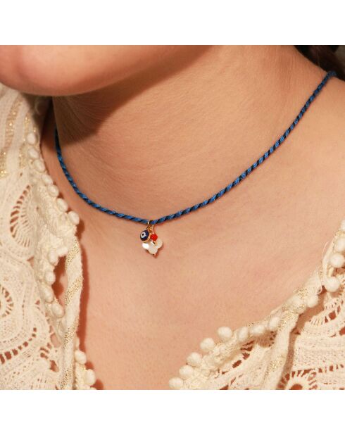 Collier Summer Grigri en Laiton doré