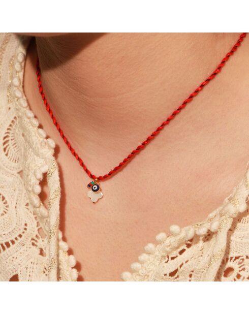 Collier Summer Grigri en Laiton doré