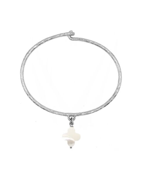 Bracciale a forma di fiore in ottone dorato