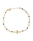Bracelet Jaïpur Flower en Laiton doré