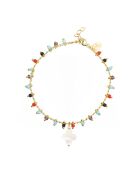 Bracelet Boho Trèfle en Laiton doré