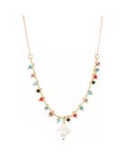Collier Boho Trèfle en Laiton doré