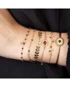 Bracelet New Pia en Laiton doré