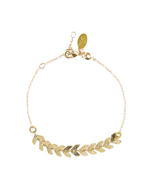 Bracelet New Pia en Laiton doré