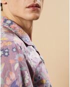 Chemise Slim Slam reverse floral