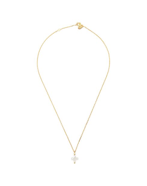 Collier Croix en Laiton doré
