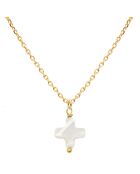 Collier Croix en Laiton doré