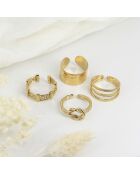 Bague Corina en Laiton doré