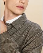 Veste en Lin & Coton Day marron/beige