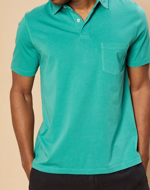 Polo Jersey vert