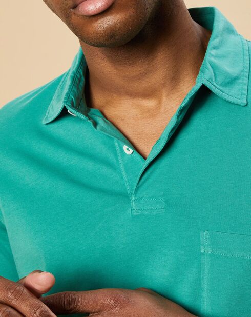 Polo Jersey vert