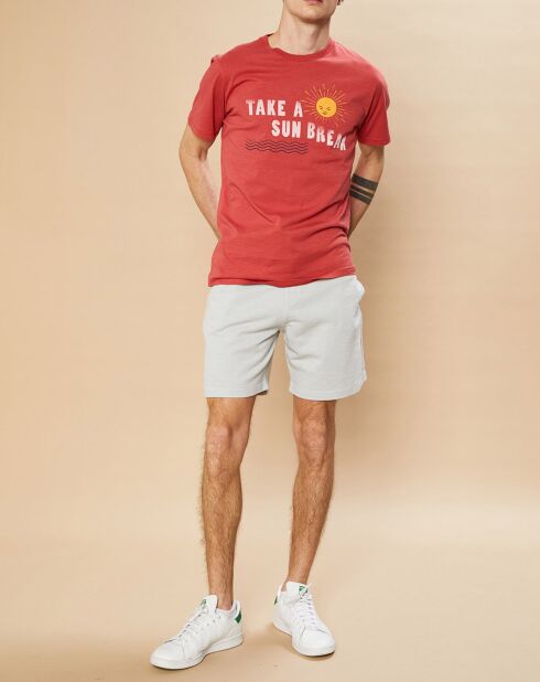 T-Shirt Tee Sun Break brique