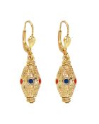 Boucles d'Oreilles Kamala en Laiton doré