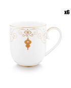 6 Grand mug en Porcelaine  Royal Winter White blancs - 8x11.6x9.2 cm