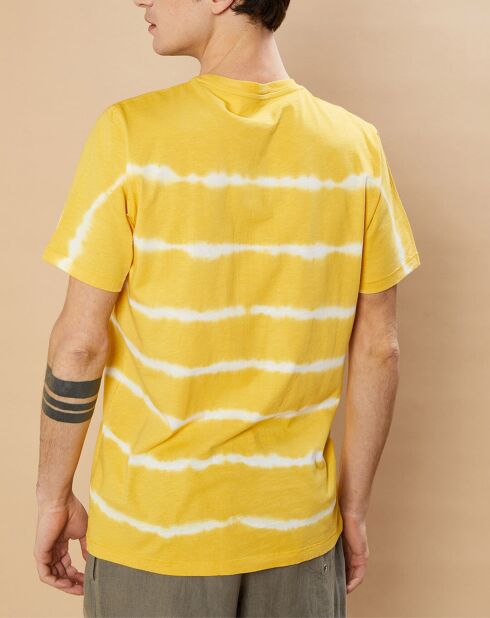 T-Shirt Pocket Crew jaune