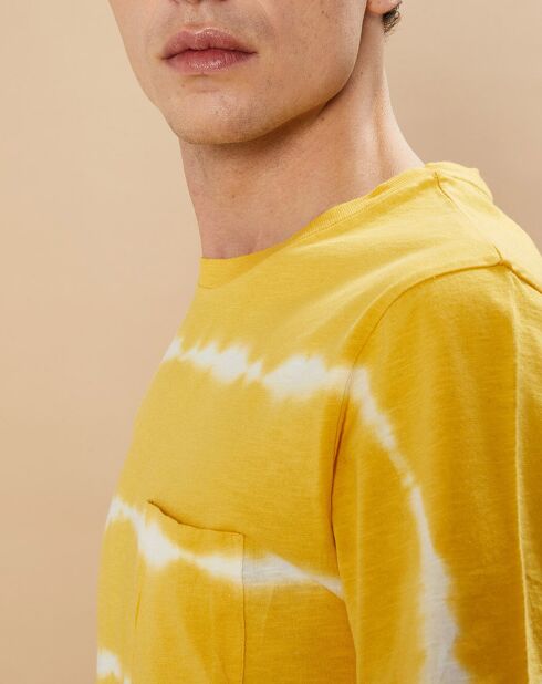 T-Shirt Pocket Crew jaune
