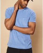 T-Shirt en éponge Pocket Crew chambray
