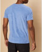 T-Shirt en éponge Pocket Crew chambray