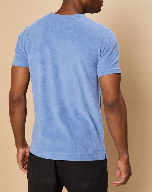 T-Shirt en éponge Pocket Crew chambray