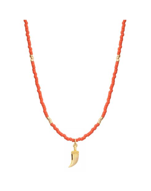 Collier Color Shark en Laiton doré