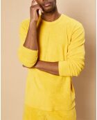T-Shirt en éponge Crew jaune