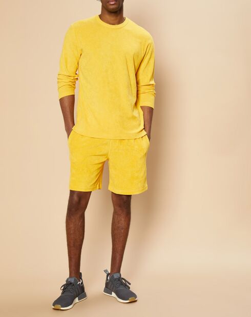 T-Shirt en éponge Crew jaune