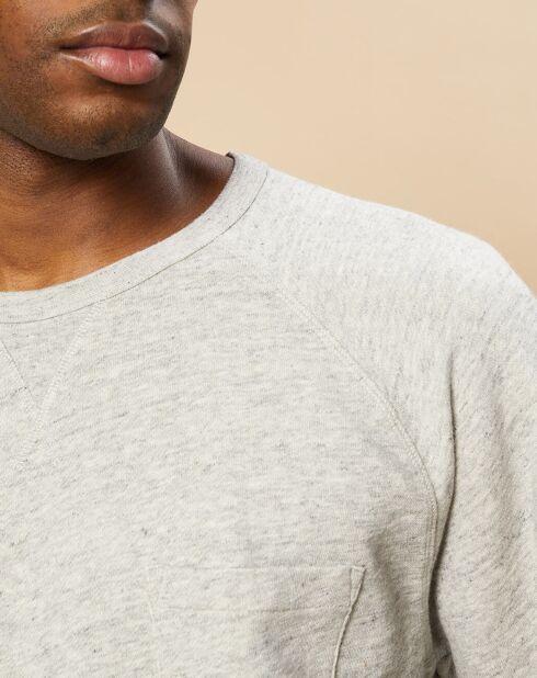 Sweat Light Pocket heather gris
