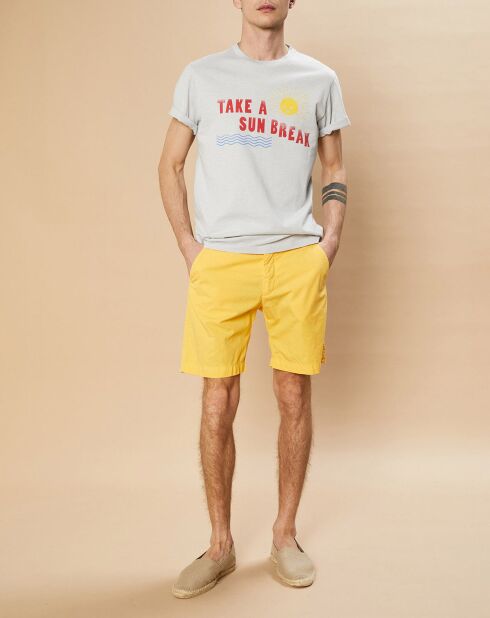 Gele korte broek Bobby