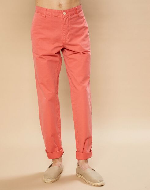 Pantalon Tex faded red